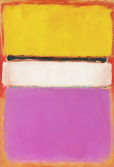 White Center (Yellow, Pink and Lavender on Rose), 1950, Mark Rothko